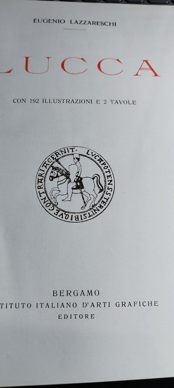 italia artistica monografie illustrate del dottor corrado ricci luccca