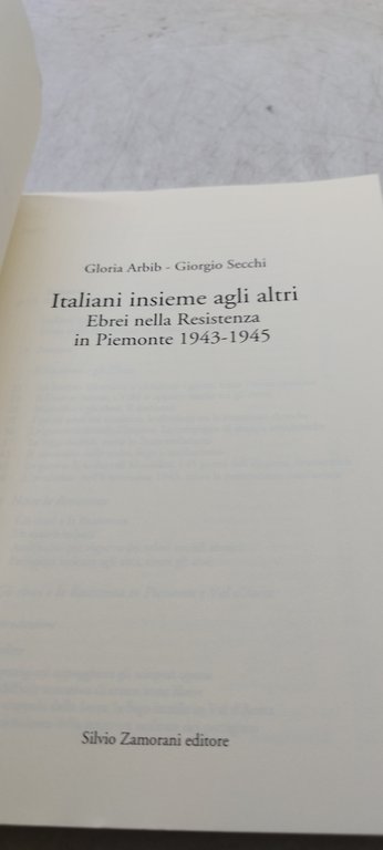 italiani insieme agli altri ebrei nella resistenza in piemonte 1943-1945