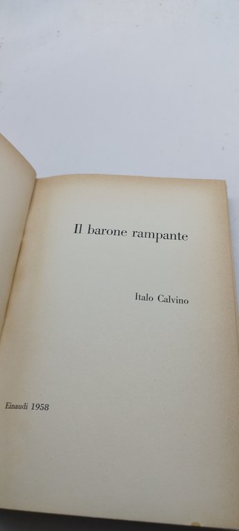 italo calvino il barone rampante einaudi