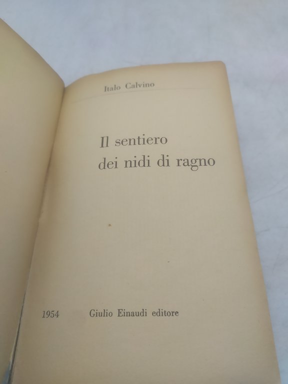 italo calvino il sentiero dei nidi di ragno