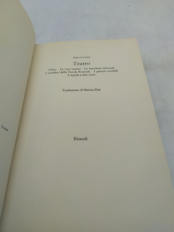 jean cocteau teatro einaudi