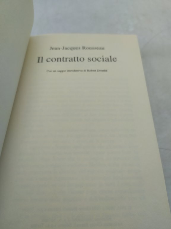 jean jacques rousseau il contratto sociale