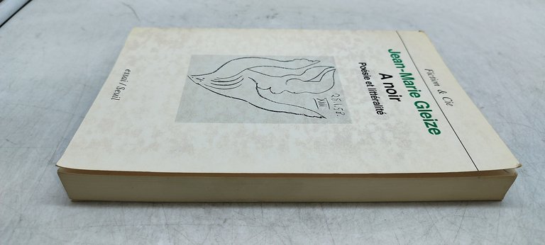 .jean marie gleize a noir poesie et littèralitè essai suil