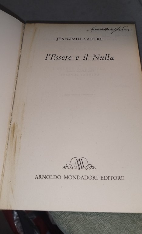 jean paul sartre l'essere e il nulla | Immagine Gallery 6