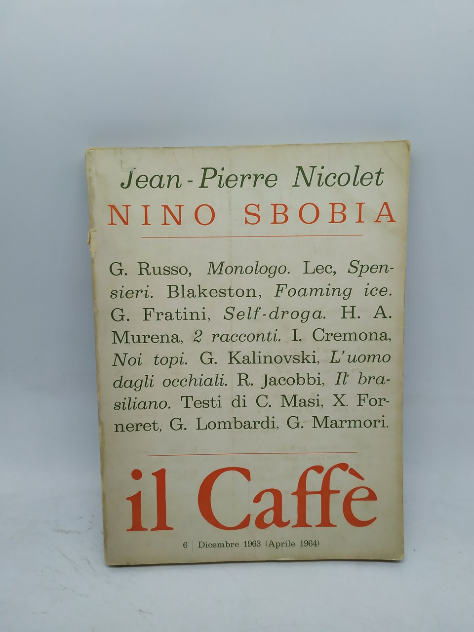 jean pierre nicolet nino sbobia il caffe