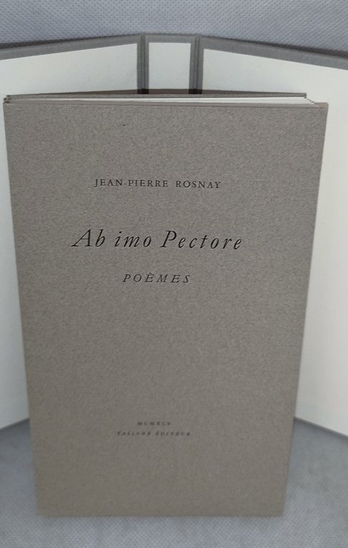 jean pierre rosnay ab imo pectore poemes tallone | Immagine Gallery 5