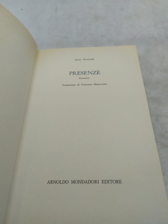jerzy kosinski presenze mondadori 1973