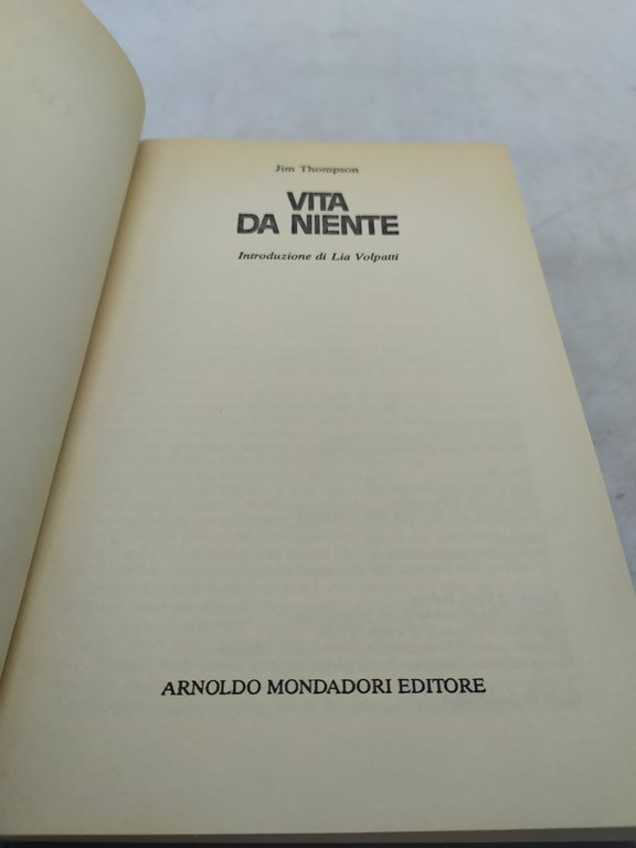 jim thompson vita da niente mondadori