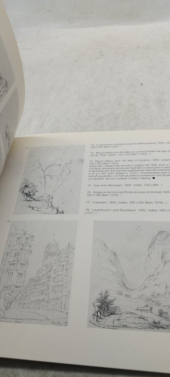 john ruskin e le alpi catalogo