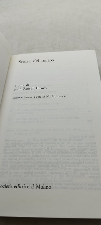 john russell brown storia del teatro il mulino le vie …