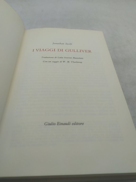 jonathan swift i viaggidi gulliver einaudi i millenni1963