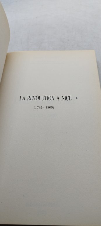 joseph combet la revolution a nice editions serre