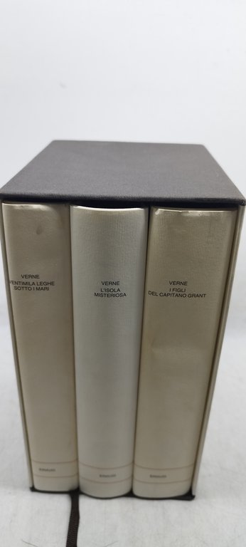 jules verne trilogia del capitano nemo cofanetto 3 volumi