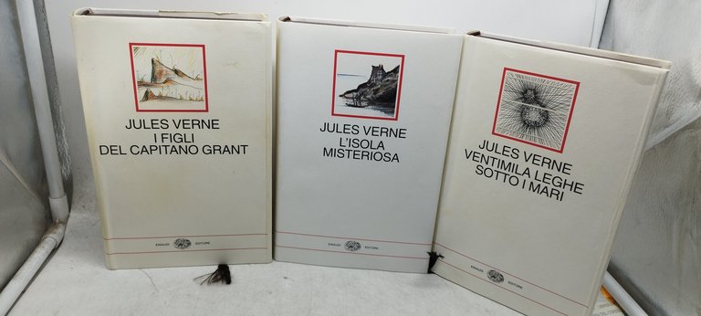 jules verne trilogia del capitano nemo cofanetto 3 volumi