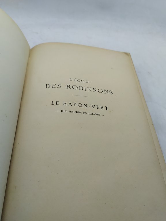 jules verne voyages extraordinaires l'ecole des robinsons le rayon vert …