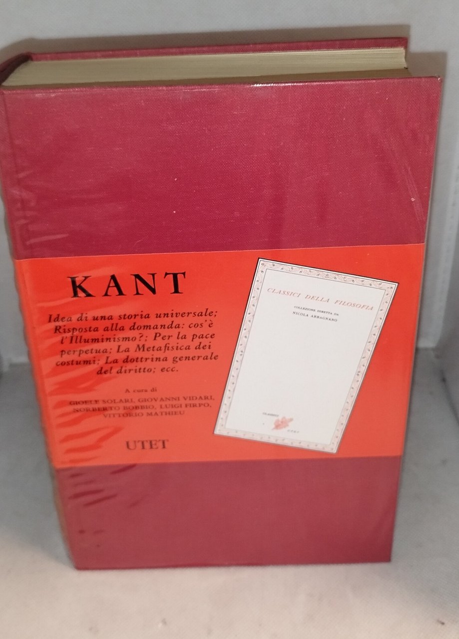 kant scritti politici e di filosofia della storia e del … | Immagine principale