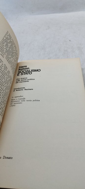 kelsen socialismo e stato una ricerca sulla teoria politica del …