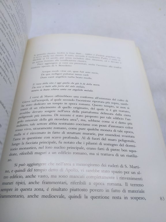 l'acropoli di montecassino e il primitivo monastero di san benedetto …