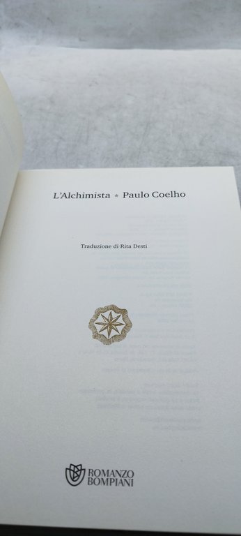 l'alchimista paulo coelho bompiani