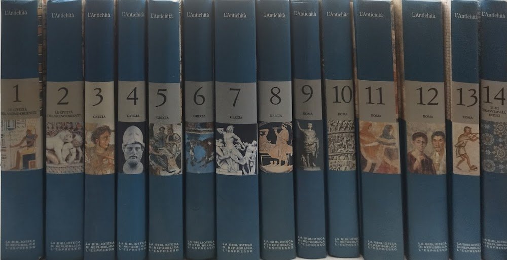 l'antichità a cura di umberto eco 14 volumi