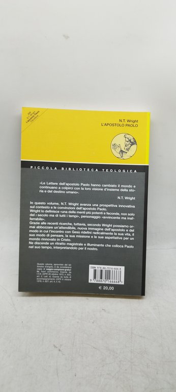 l'apostolo paolo n.t. wright claudiana