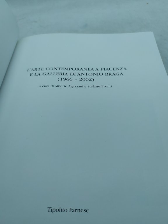 l'arte contemporanea a piacenza e la galleria di antonio braga …