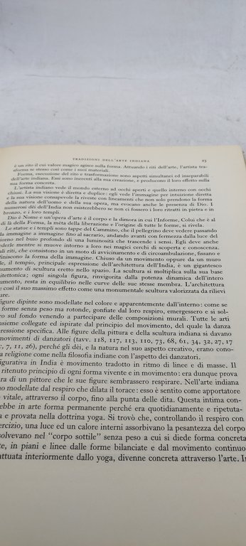 l'arte dell'india di stella kramrisch con 190 illustrazioni