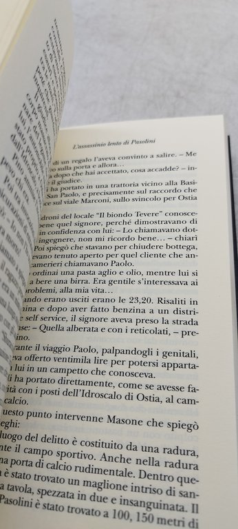 l'assassinio lento di pasolini