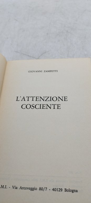 l'attenzione cosciente