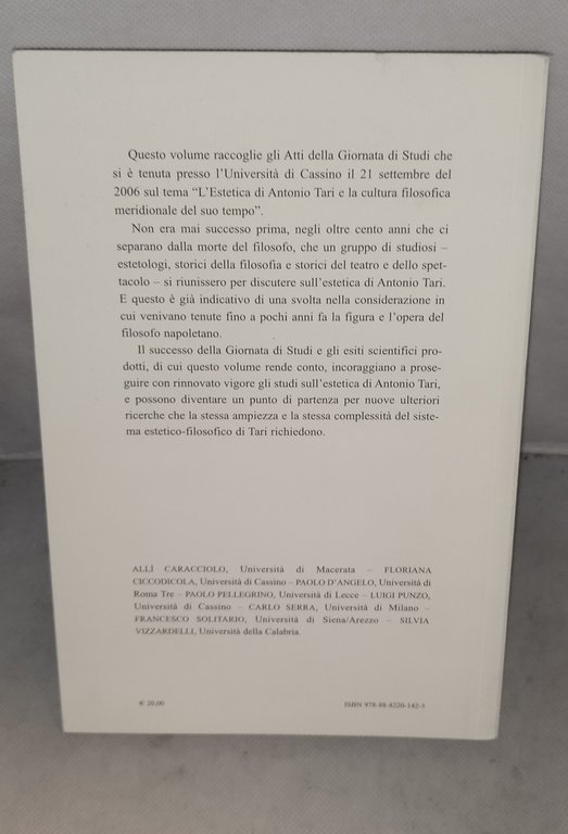 l'estetica di antonio tari e la culura filosofica meridionale del … | Immagine Gallery 2