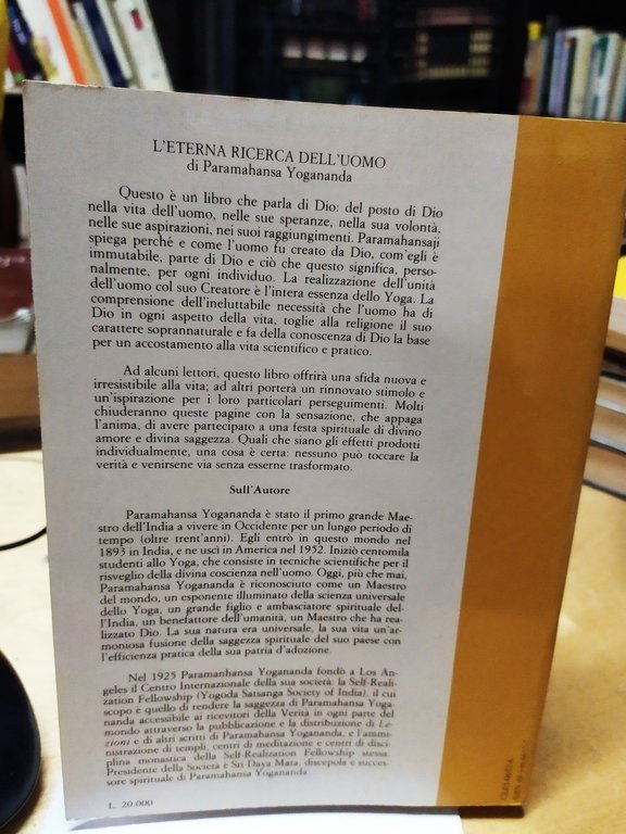 l'eterna ricerca dell'uomo paramahansa yogananda