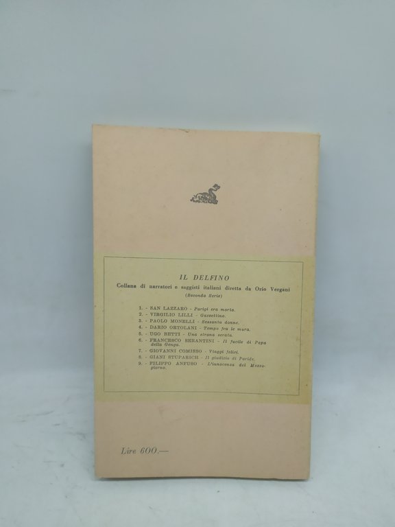 l'innocenza del mezzogiorno garzanti il delfino 1951