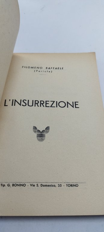 l'insurrezione filomeno raffaele