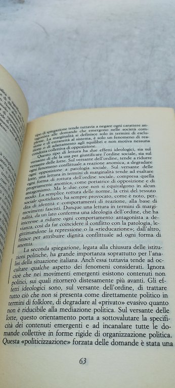 l'invenzione del presente movimenti sociali nella società complessa il mulino