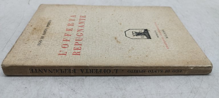 l'offerta repugante ugo di santo spirito