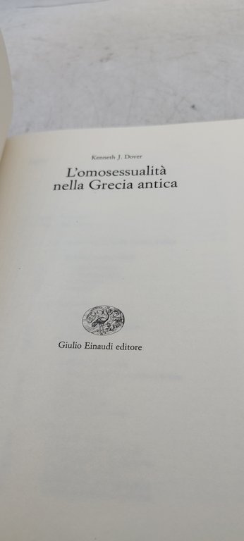l'omosessuualità nella grecia antica einaudi