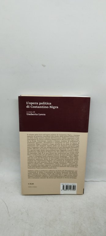 l'opera politica di costantino nigra