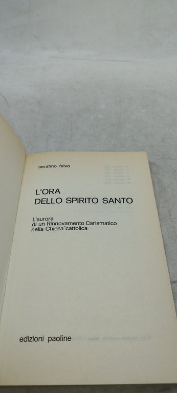 l'ora dello spirito santo