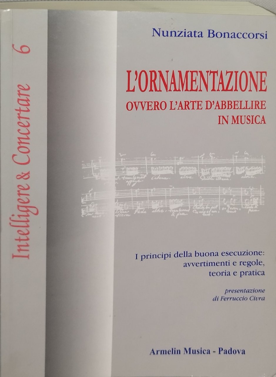l'ornamentazione ovvero l'arte d'abbellire in musica | Immagine principale