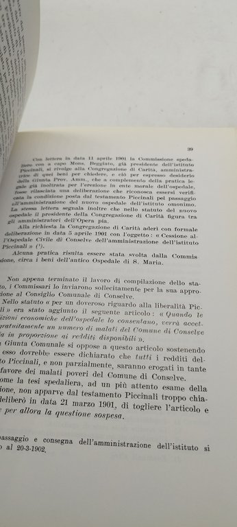 l'ospedale civile di conselve sue origini e sviluppo