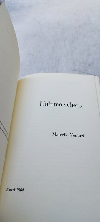 l'ultimo veliero einaudi