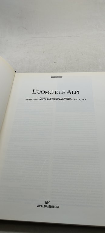 l'uomo e le alpi piemonte valle d'aosta liguria