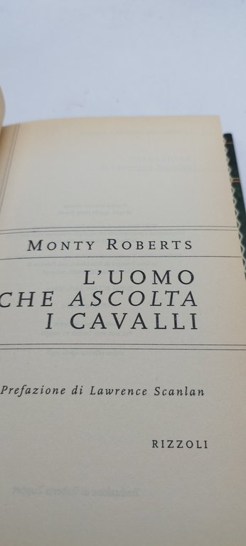 l'uomo che ascolta i cavalli rizzoli