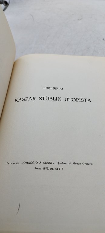 l'utopia nell'età della controriforma luigi firpo
