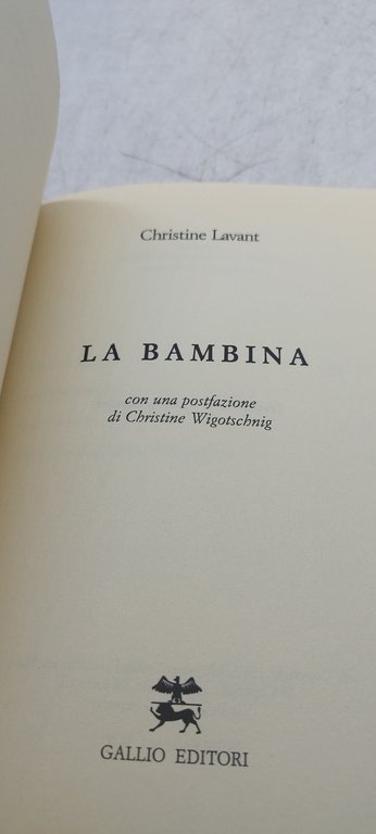 la bambina christine lavant
