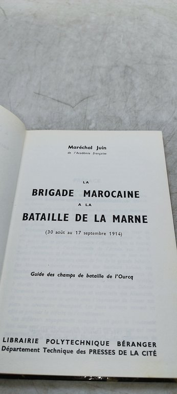 la brigade marocaine a la bataille de la marne