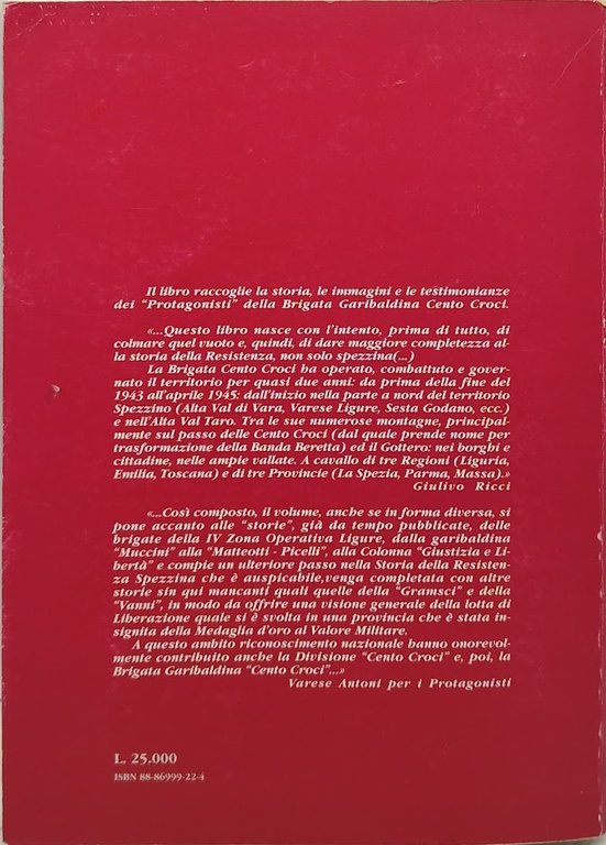 la brigata garibaldina cento croci