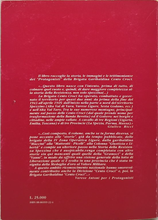 la brigata garibaldina cento croci