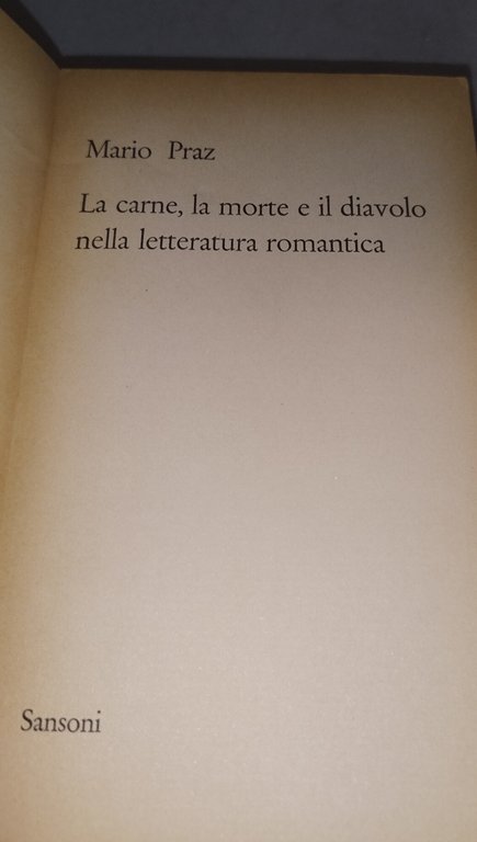 la carne la morte e il diavolo nella letteratura romantica | Immagine Gallery 8
