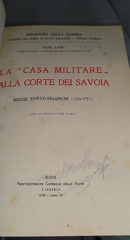 la casa militare alla corte dei savoia notizie storicheorganiche 1554-1927 | Immagine Gallery 5